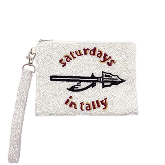 SATURDAYS IN TALLY Licensed Beaded Wristlet